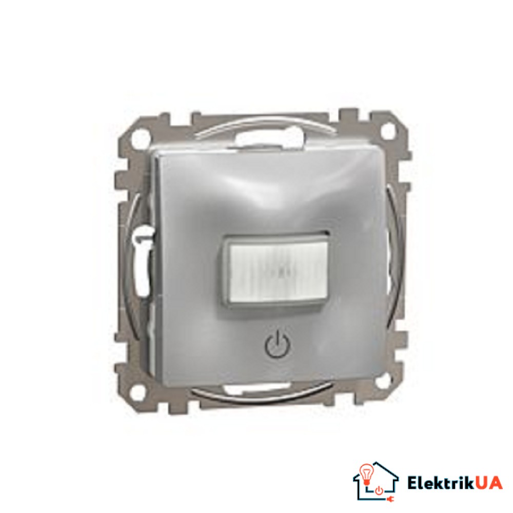 Датчик руху з вимикачем Schneider Electric Sedna Design Алюміній SDD113504